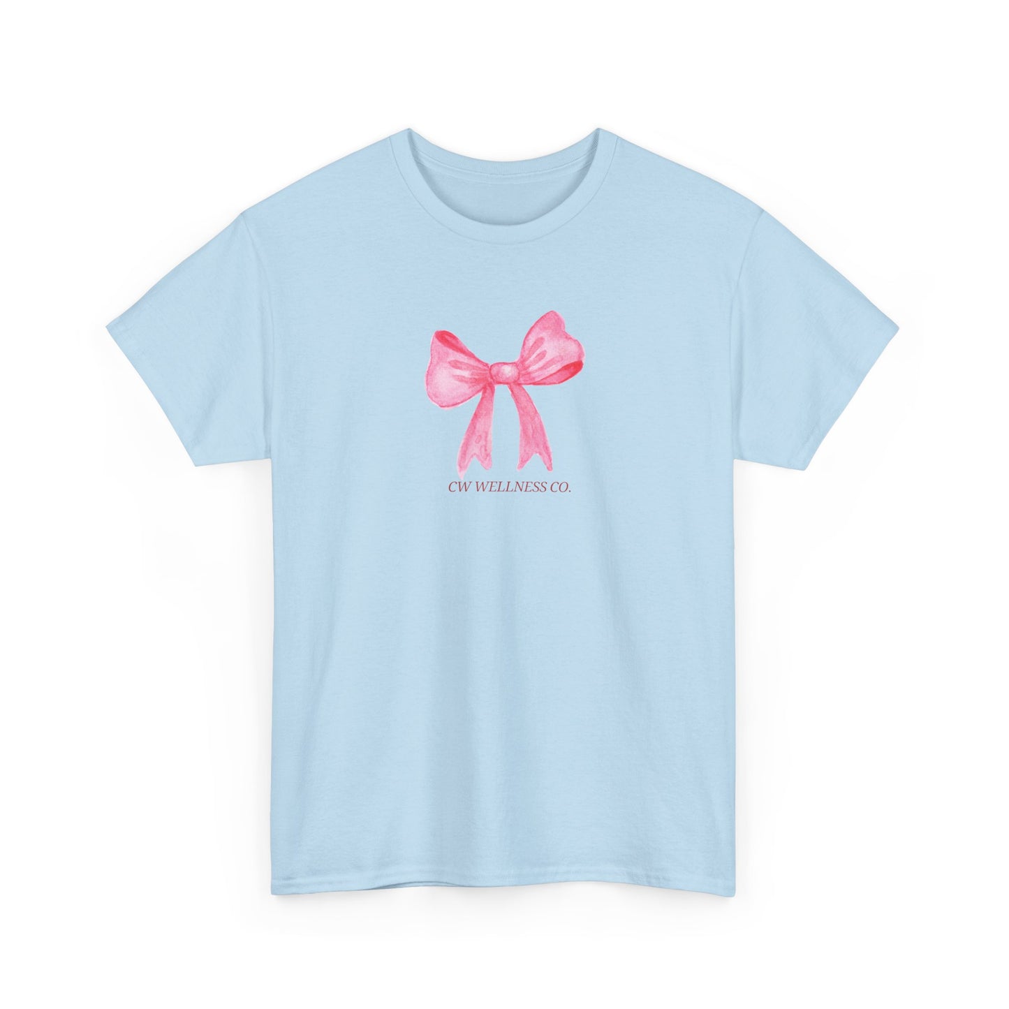 Pink Ribbon Bow Tee