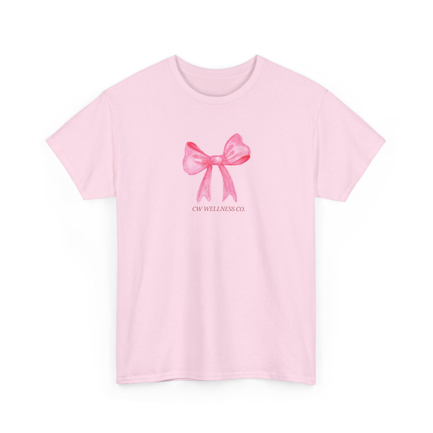 Pink Ribbon Bow Tee