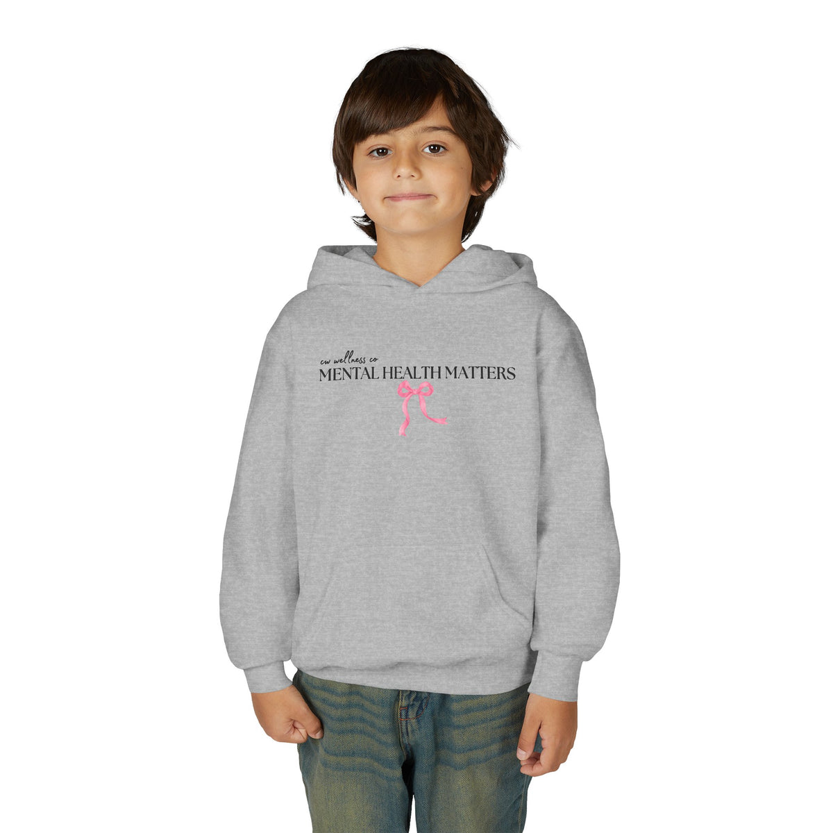 Youth Mental Health Matters Bow Hoodie