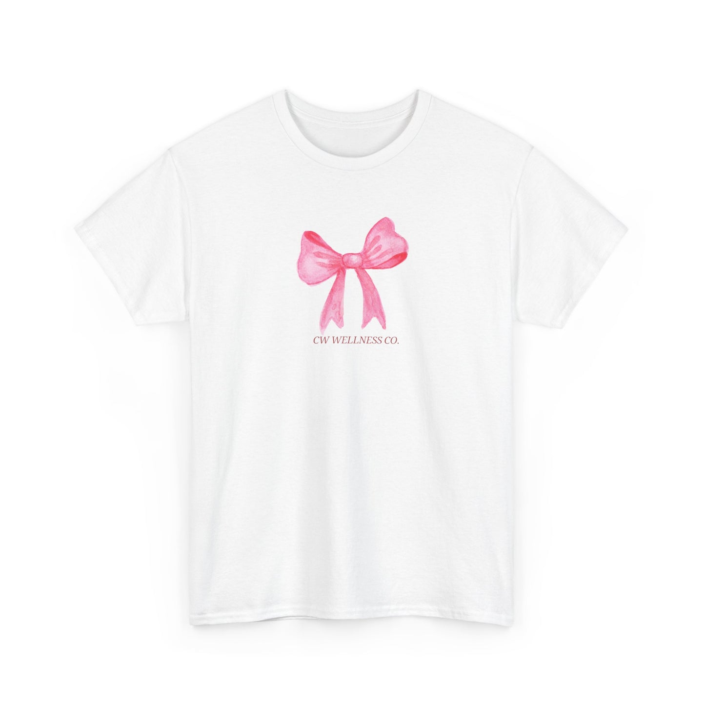 Pink Ribbon Bow Tee