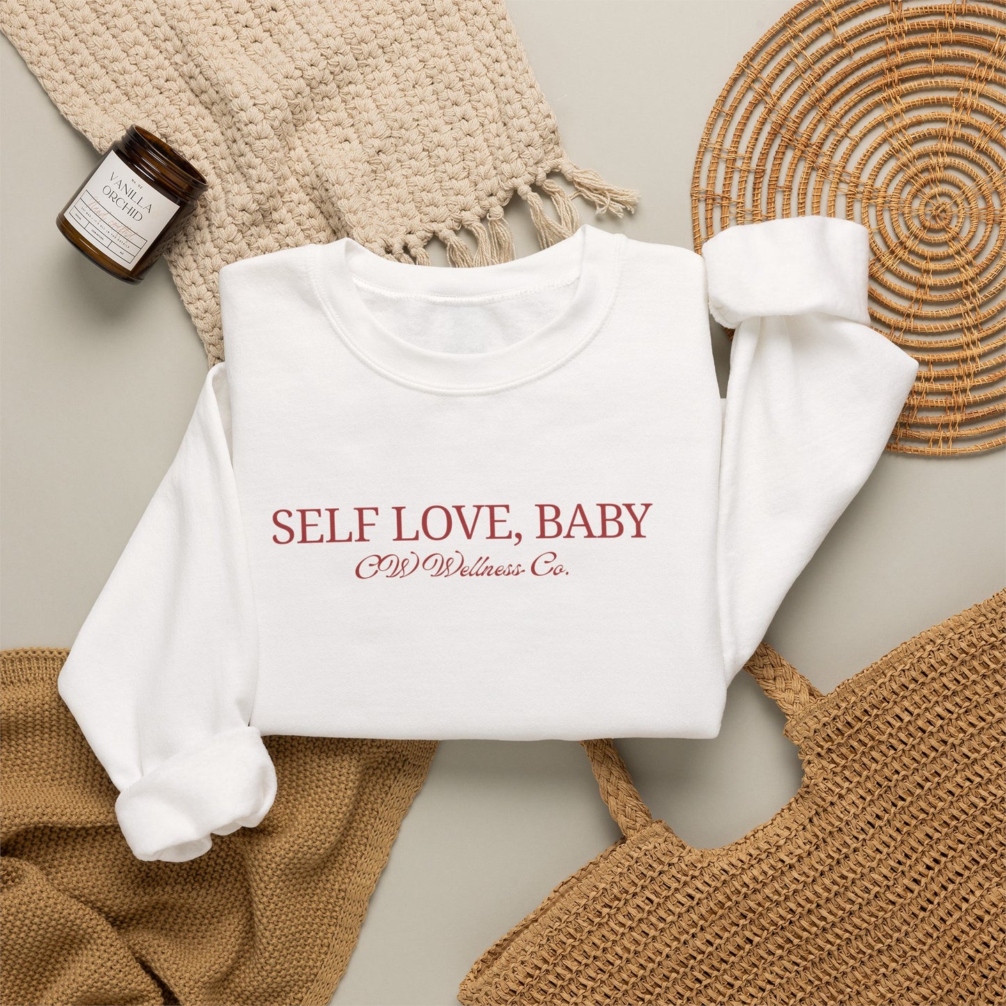 Self Love, Baby Crewneck Sweatshirt