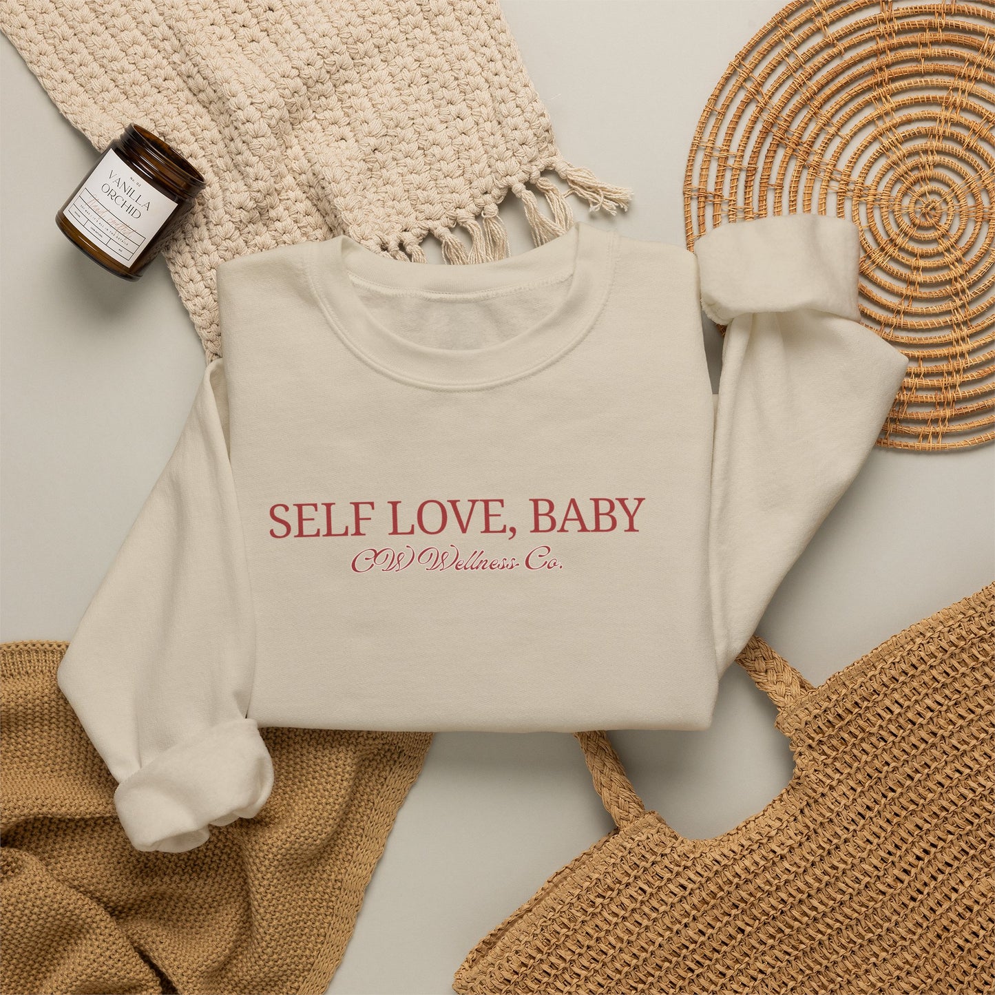 Self Love, Baby Crewneck Sweatshirt