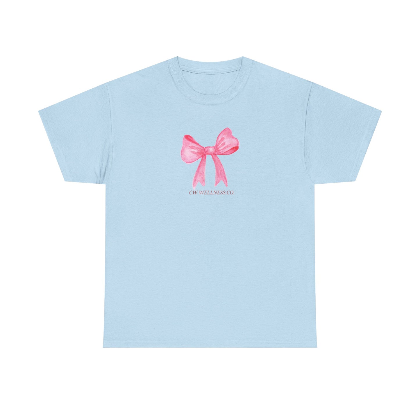 Pink Ribbon Bow Tee