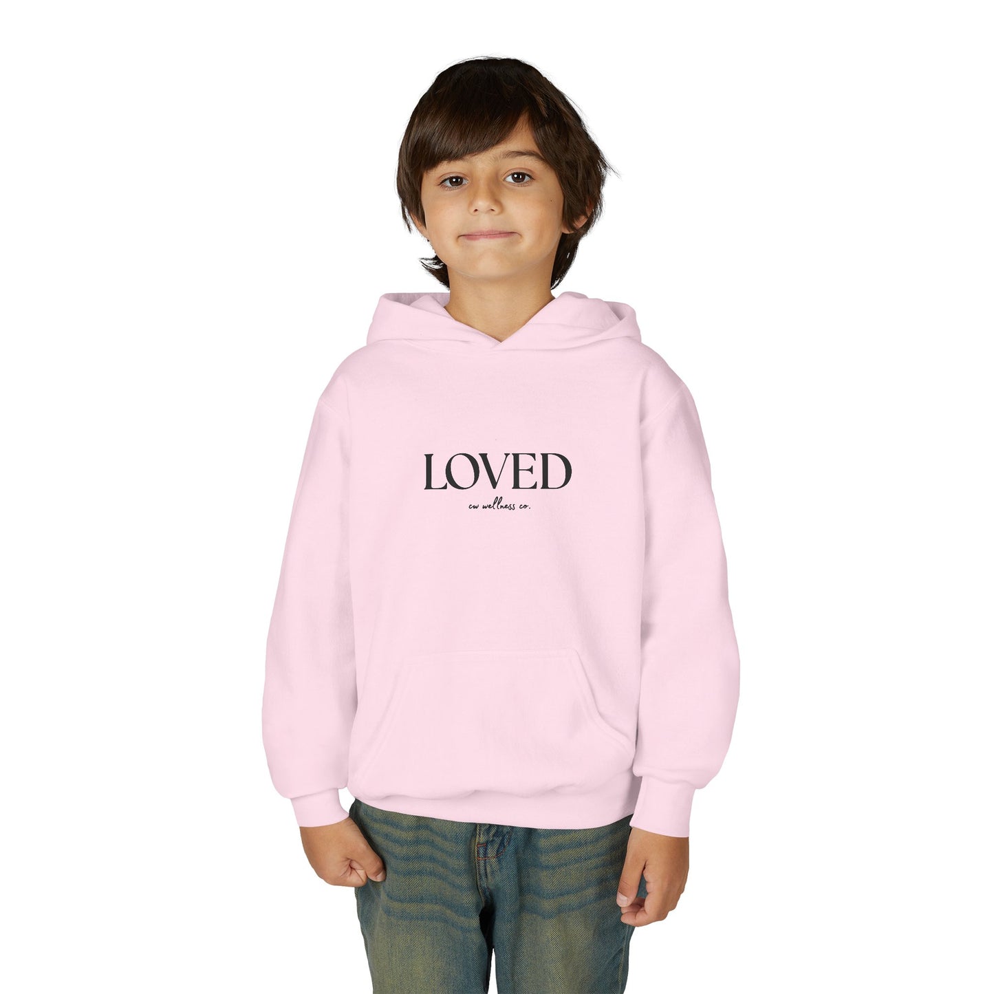 Youth 'LOVED' Minimalist Hoodie