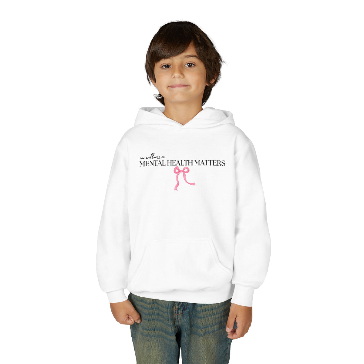 Youth Mental Health Matters Bow Hoodie
