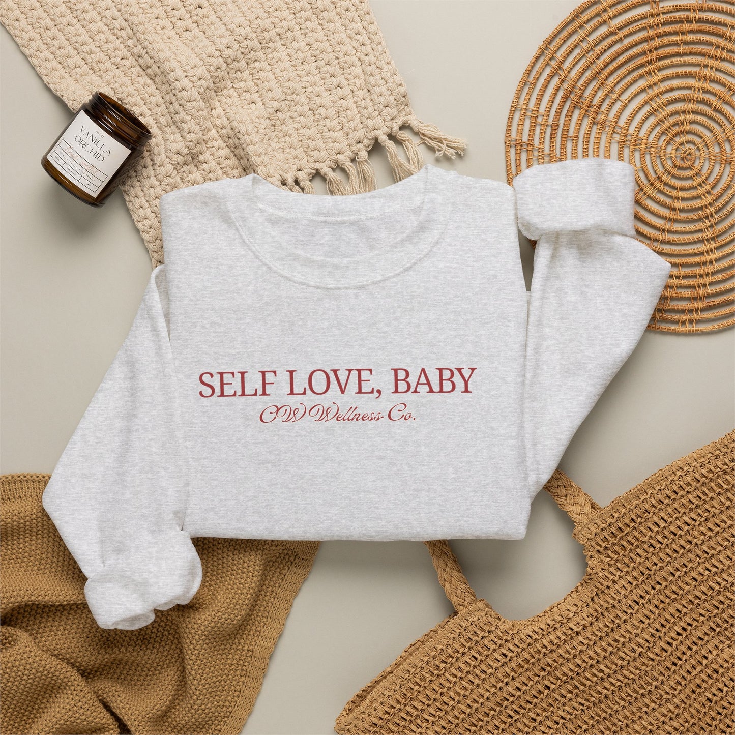 Self Love, Baby Crewneck Sweatshirt